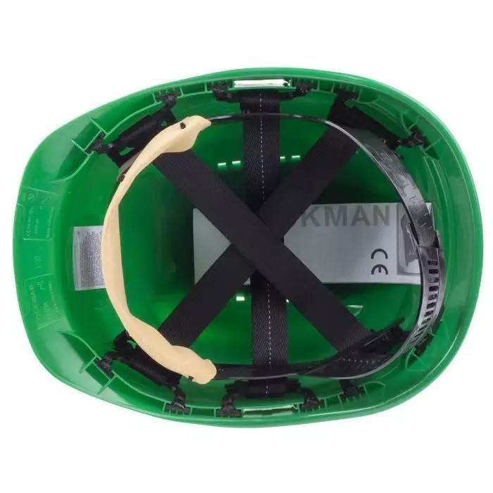 Skytec Rockman Green Safety Helmet Ventilated, 2C6000GR0000