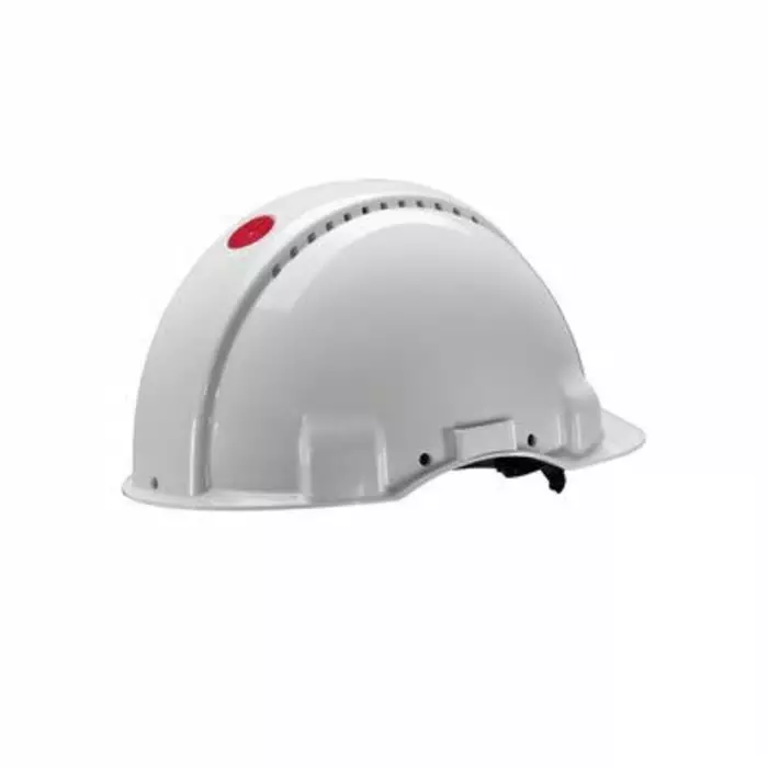 3M Peltor Uvicator G3000 White Safety Helmet Ventilated, G30DVI