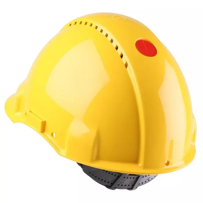 3M G3000 Yellow Safety Helmet Adjustable Ventilated, G3000C GU