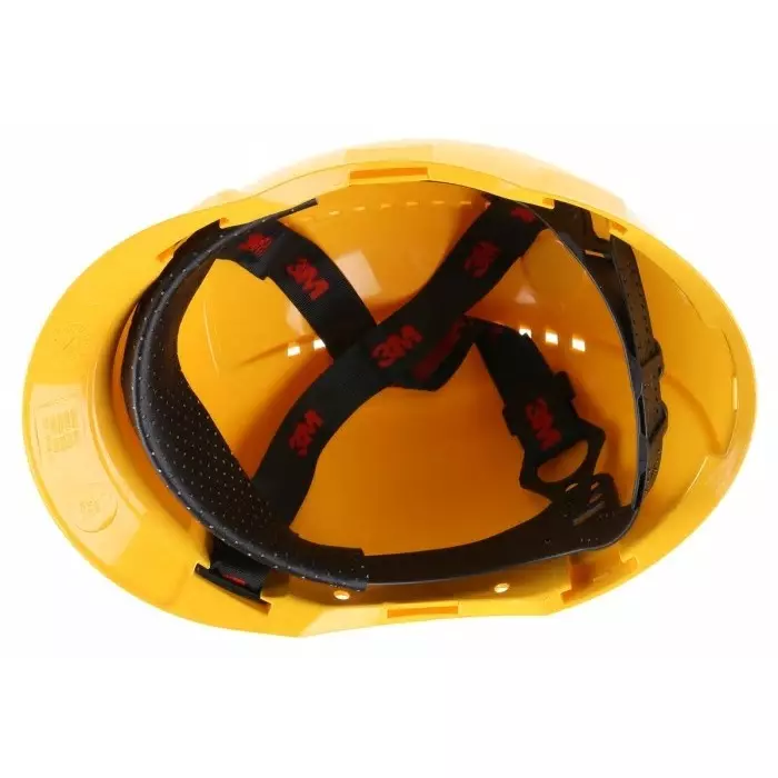 3M G3000 Yellow Safety Helmet Adjustable Ventilated, G3000C GU