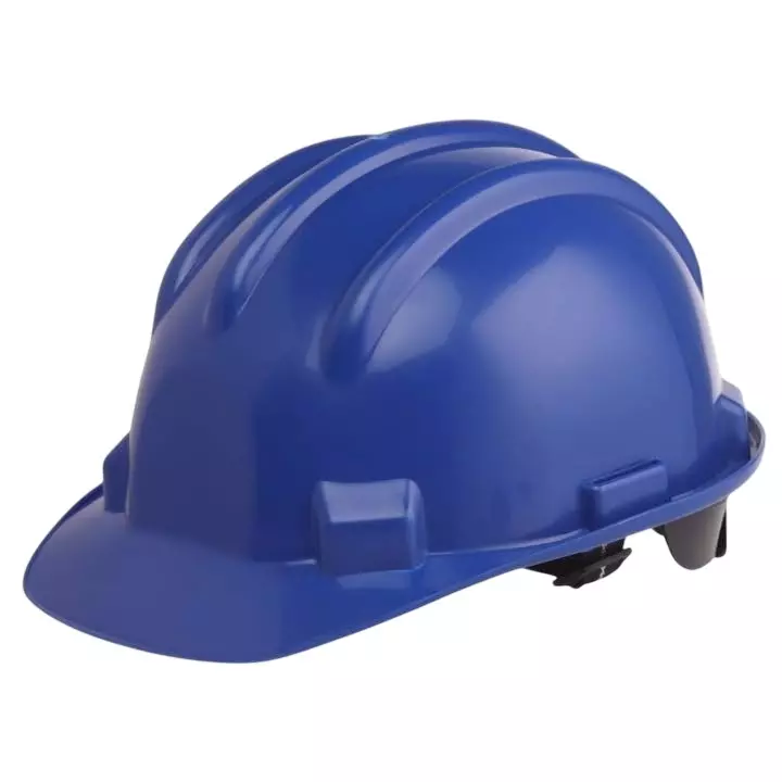 ANGELSAFE Safety Helmet Ratchet Type Adjustment with Adjustable Chin Strap Free Size Polypropylene co-Polymer