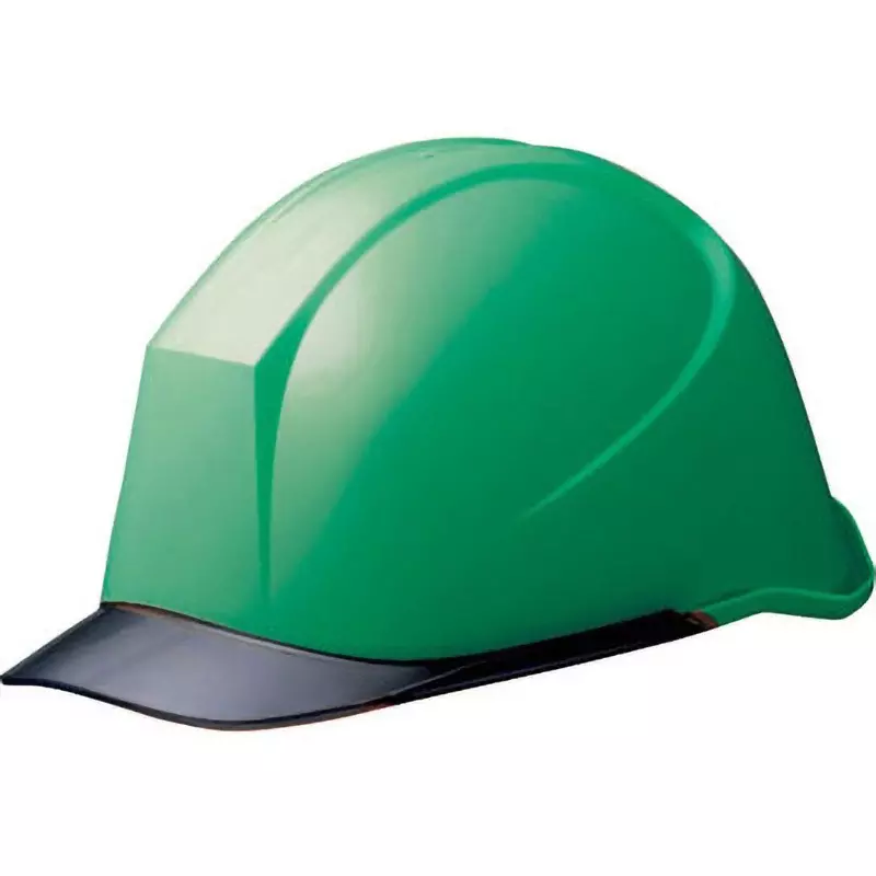 MIDORI Safety Helmet 51-60 cm Head Circumference Green / Smoke, LSC-11PCL-ALPHA
