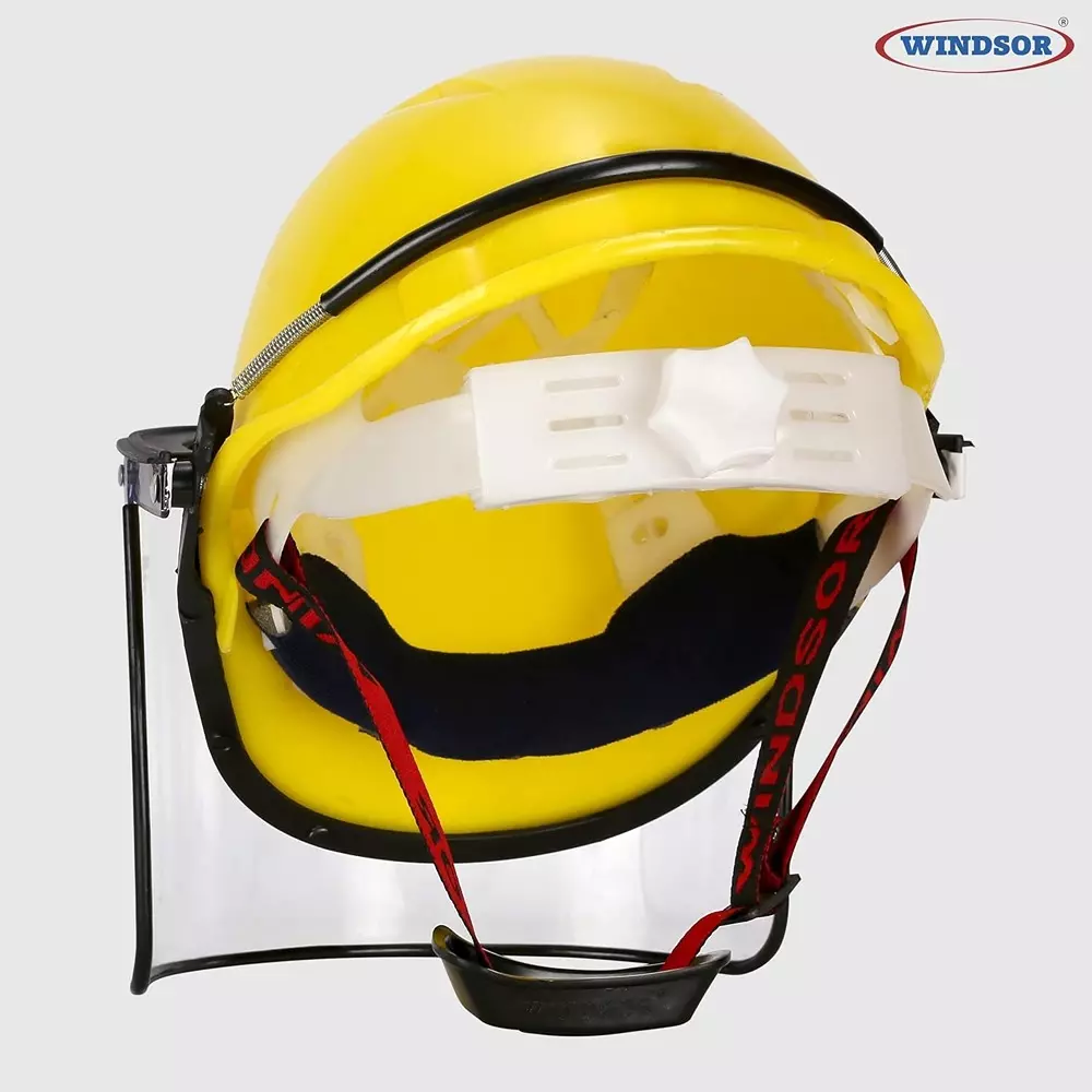 Windsor Helmet Ratchet With Spring Face 6x12 Inch Ratchet Yellow