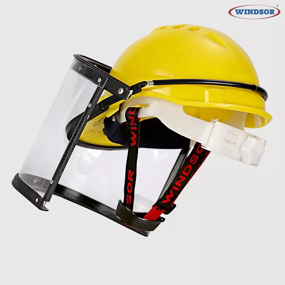 Windsor Safety Helmet Free Size Ratchet Yellow