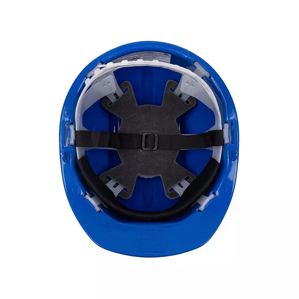 Solido Safety Helmet Polycarbonate Inner Material Modular Type Nape Suspension Blue, Pro HA02N