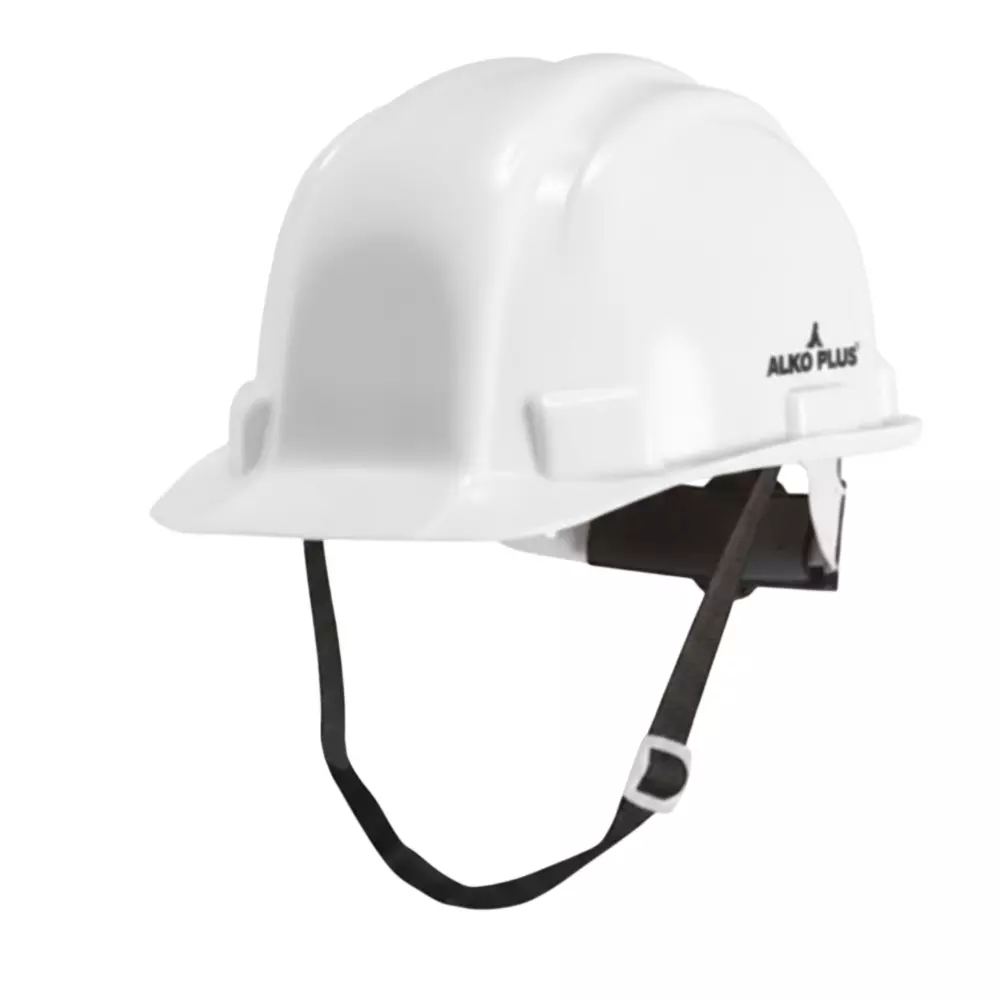 Alko Plus Safety Helmet With Ratchet Fit Adjustment White, APS53