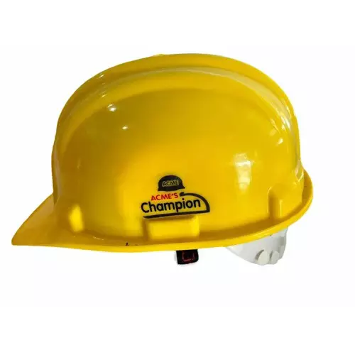 acme-champion-ratchet-safety-helmet-yellow-pvc-for-industrial-use