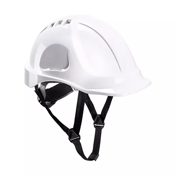 Portwest Endurance Safety Helmet White Acrylonitrile Butadiene Styrene for Industrial Use, PS55