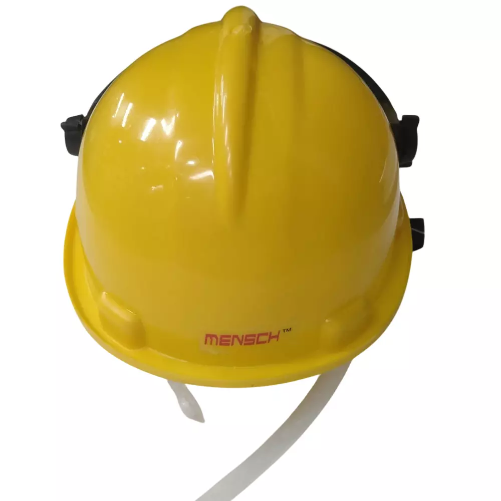Generic Safety Helmet with 6x12 inch face shield Isi Certified HDPE (Pack Of 12 Pcs)