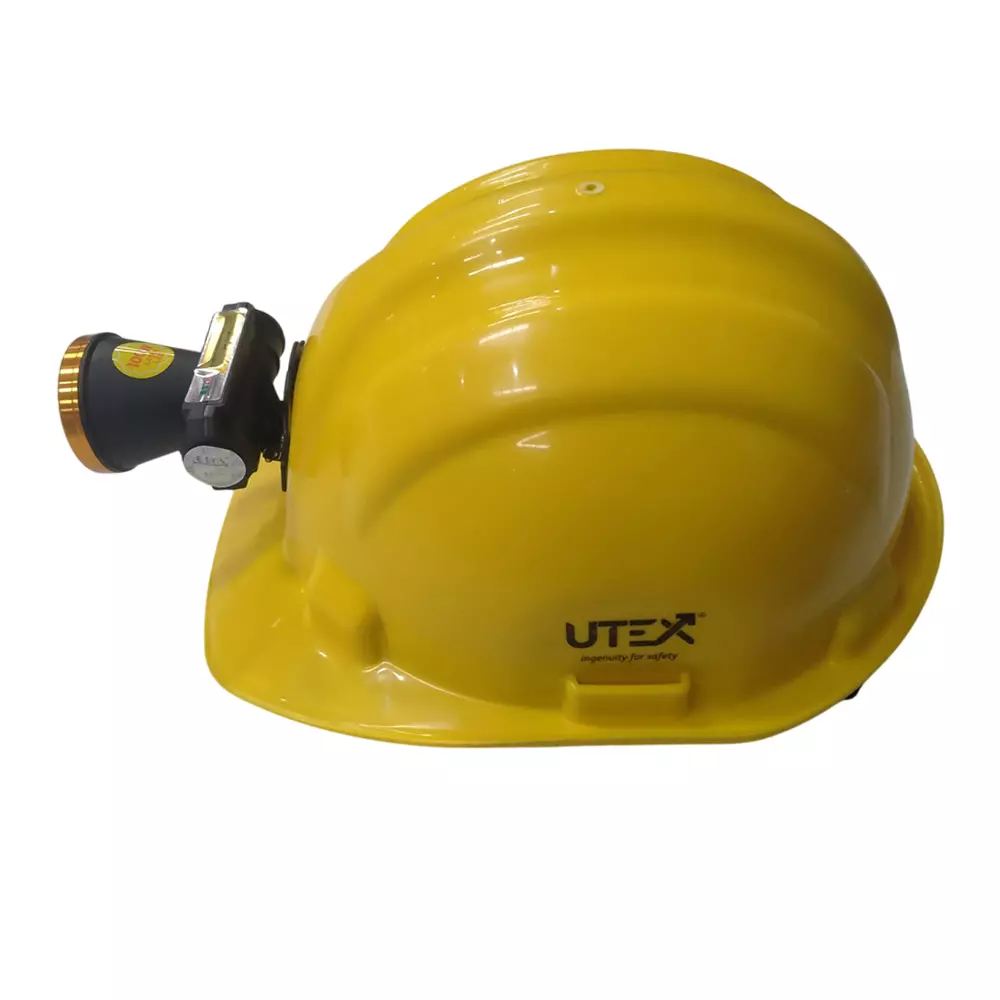 Generic Helmet With Head Lamp Isi Certified HDPE (Pack Of 6 Pcs)