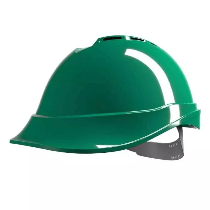MSA Safety V-Gard 200 Green Safety Helmet Adjustable Ventilated, GV641-0000000-000
