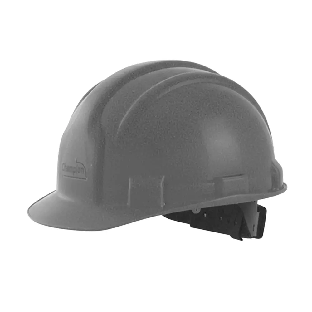 Acme Champion Ratchet Safety Helmet Grey PVC for Industrial Use