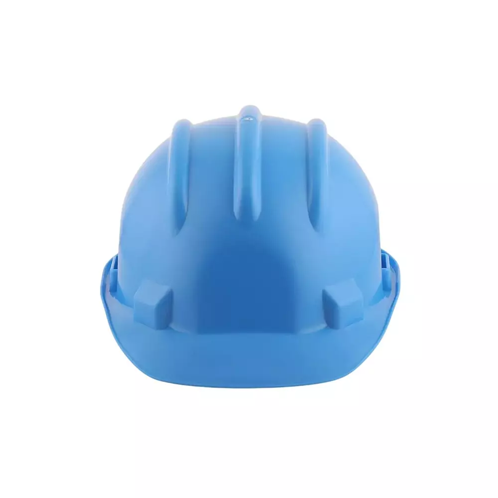 karam-ratchet-type-safety-helmet-with-protective-peak-280-x-220-x-180-mm-size-polypropylene-co-polymer-star-blue-for-industrial-use-pn521