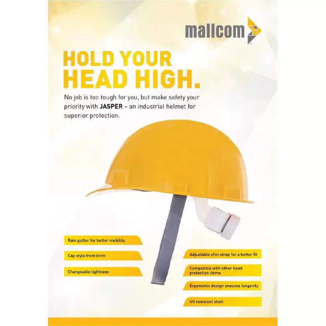 mallcom-yellow-safety-helmet-with-ratchet-jasper-ii