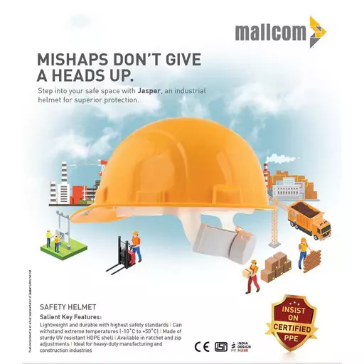 mallcom-yellow-safety-helmet-with-ratchet-jasper-ii