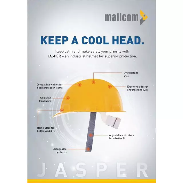 mallcom-yellow-safety-helmet-with-ratchet-jasper-ii