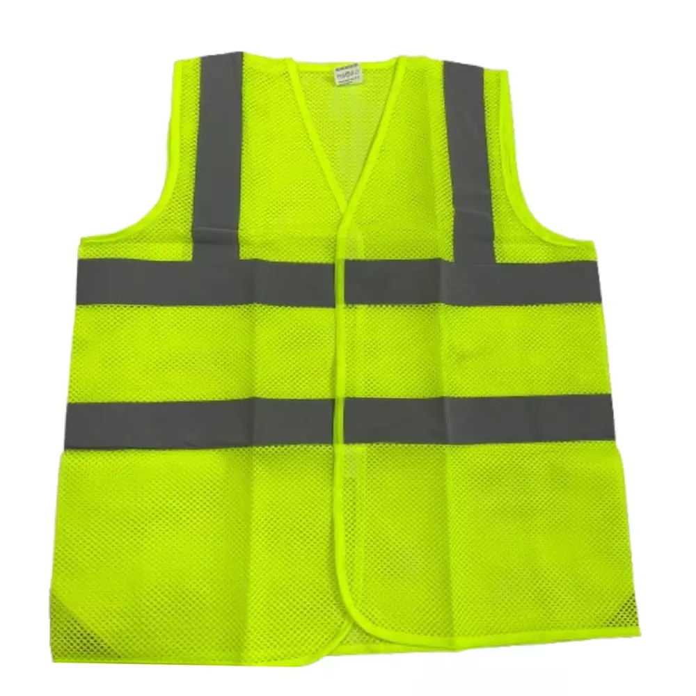 MangX Premium Safety Kit 150 GSM Polyester Jacket Vented Helmet Cotton Glove, MX-KIT-VJ120NGG-S