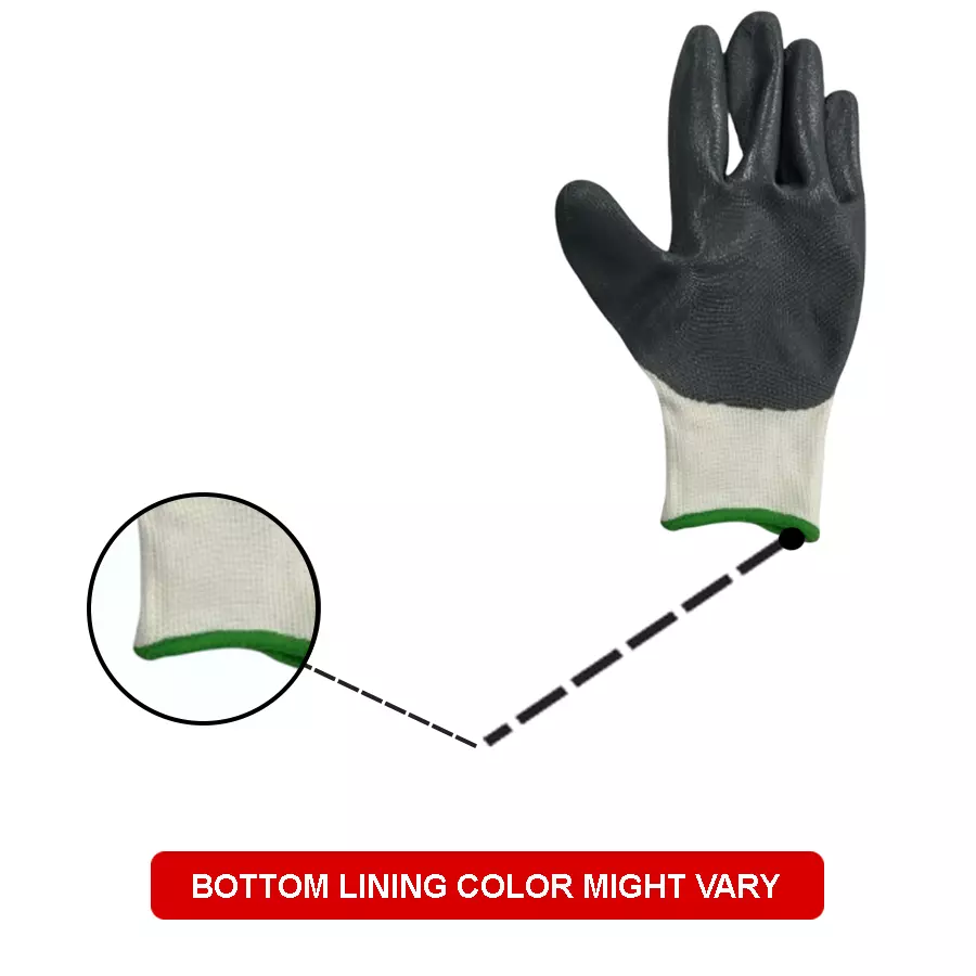 MangX Premium Safety Kit 150 GSM Polyester Jacket Vented Helmet Cotton Glove, MX-KIT-VJ120NGG-S