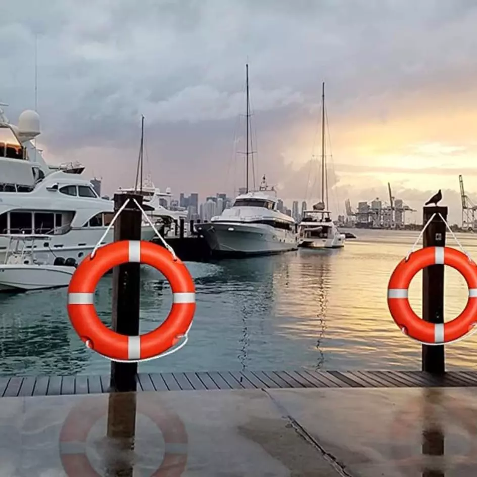 chandok-life-buoy-ring-orange-foam-polyurethane-rubber