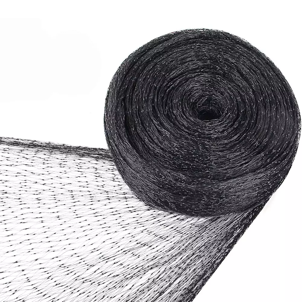 WNE Jaliwale Anti Bird Agro Net Polyethylene (PE) 3x9 m Black 300 Sq ft Coverage Area