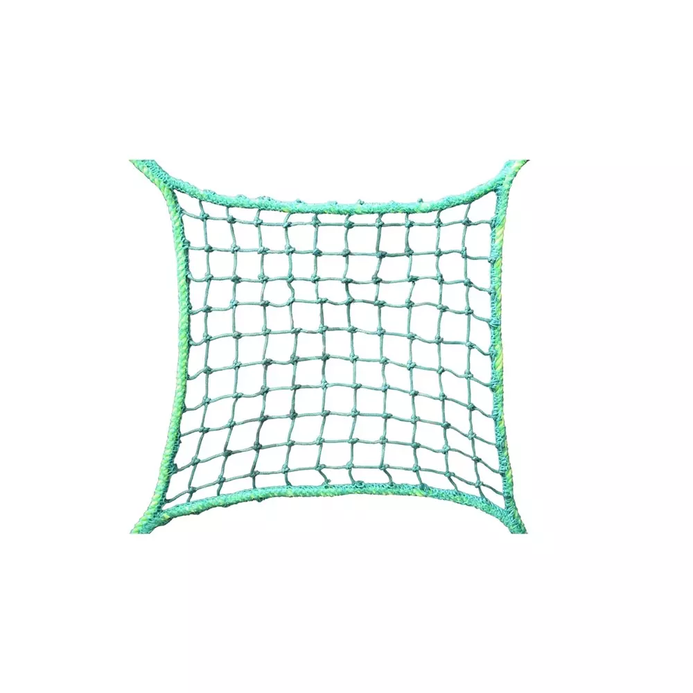 WNE Jaliwale Heavy Duty Coconut Fall Protection Net HDPE 6 mm Border Rope 11x11 ft Size, Green