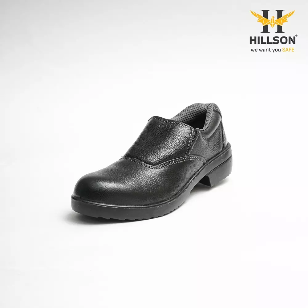 hillson-steel-toe-safety-shoes-low-ankle-pu-sole-black-full-grain-leather-size-uk-8-lf2-ladies