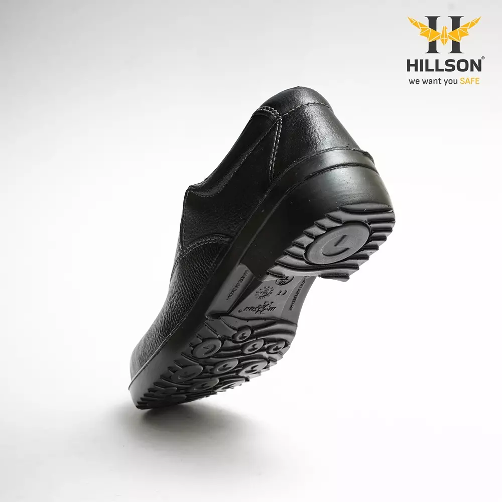 hillson-steel-toe-safety-shoes-low-ankle-pu-sole-black-full-grain-leather-size-uk-8-lf2-ladies