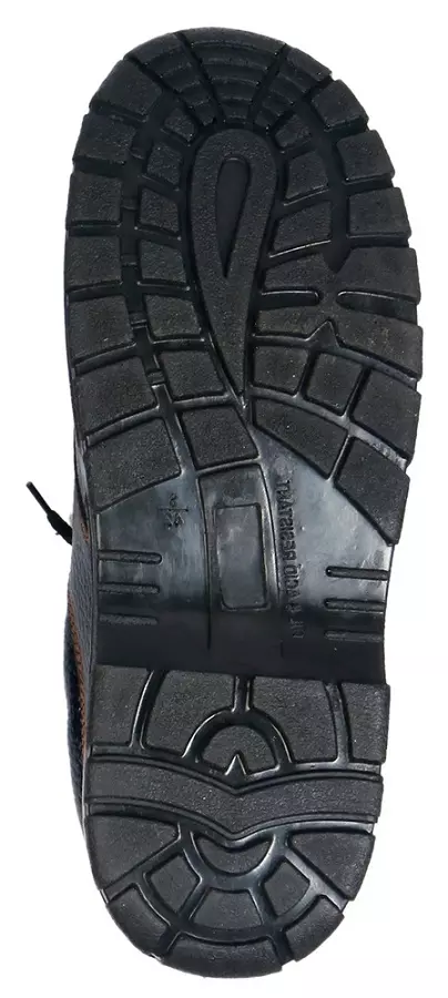 JK PORT JKPA011BLK PU Moulded Black Steel Toe Safety Shoes, Size 8