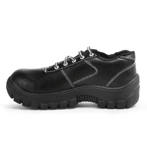 PRIMA Steel Toe Safety Shoes PVC Sole UK 6 Black PSF-22 (EON)