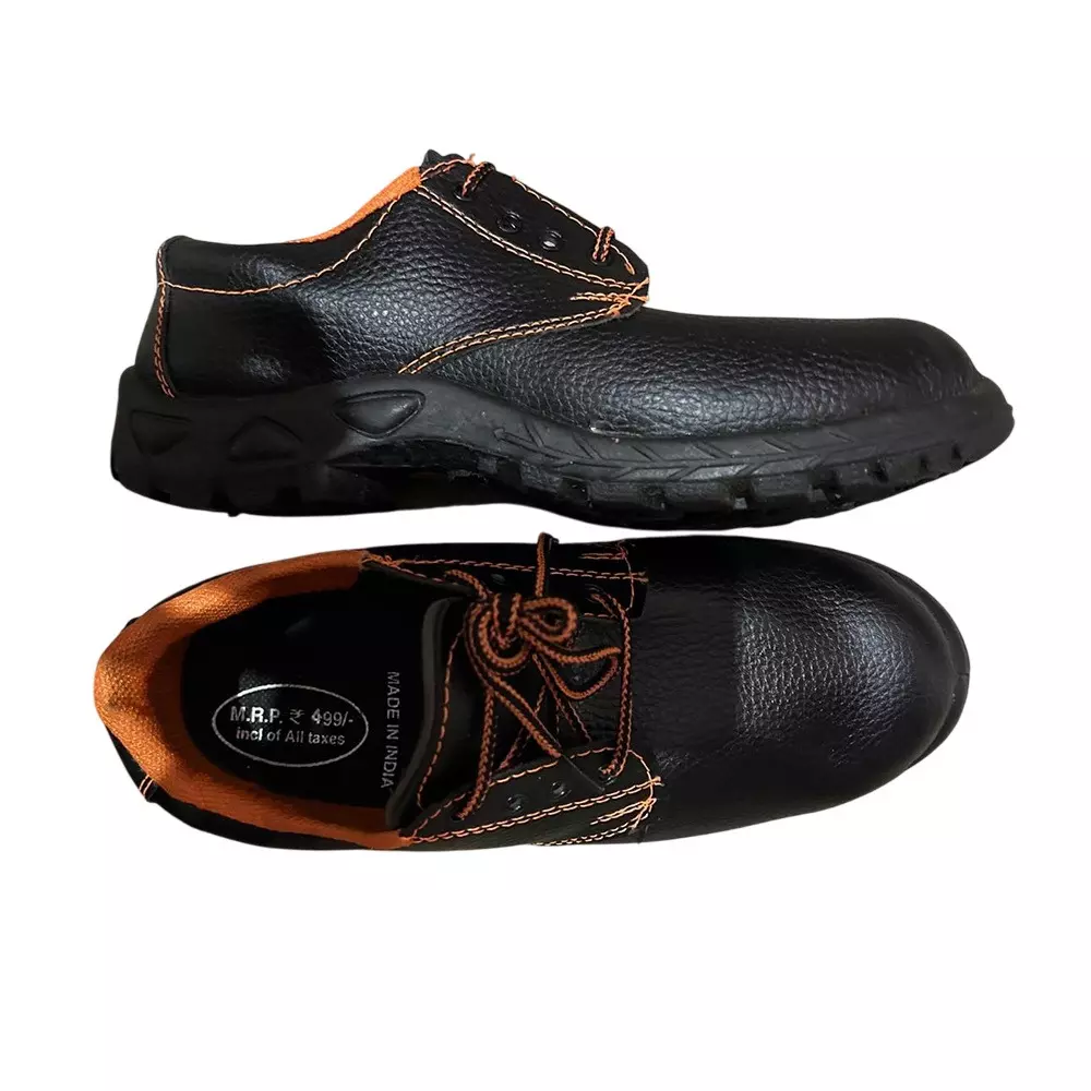 Safari Pro Steel Toe Safety Shoes Low Ankle Size UK 9 Black Model Safex