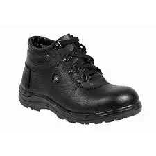 Jackly Steel Toe Safety shoes High Ankle Size UK 8 Black, JKSF33