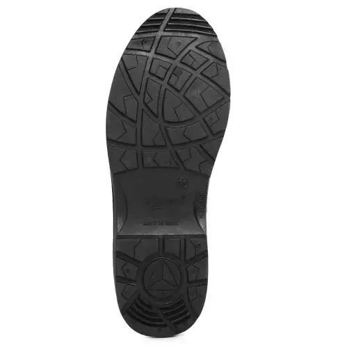 Hillson Discovery Steel Toe Safety Shoes Low Ankle PVC Sole Black Full Grain Leather Size UK 10