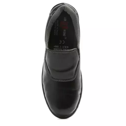 Hillson Steel Toe Safety Shoes Low Ankle PU Sole Black Full Grain Leather Size UK 6, LF2 ladies