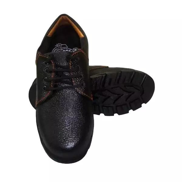 Jk Port HITECH Steel Toe Black Safety Shoes, Size 7