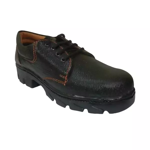 Jk Port HITECH Steel Toe Black Safety Shoes, Size 7