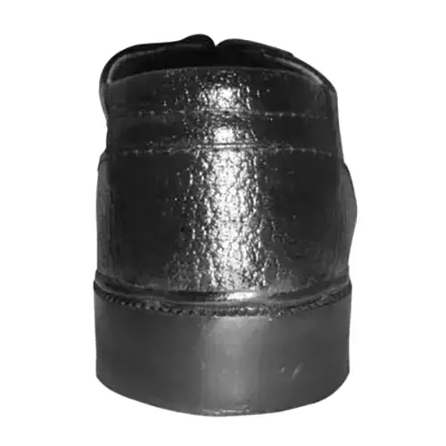 JK PORT Safety Shoes Steel Toe SKS Black , Size 6