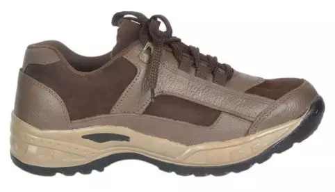 JK PORT JKP086BRN Brown Steel Toe Safety shoes, Size 7