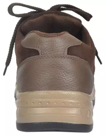 JK PORT JKP086BRN Brown Steel Toe Safety shoes, Size 7