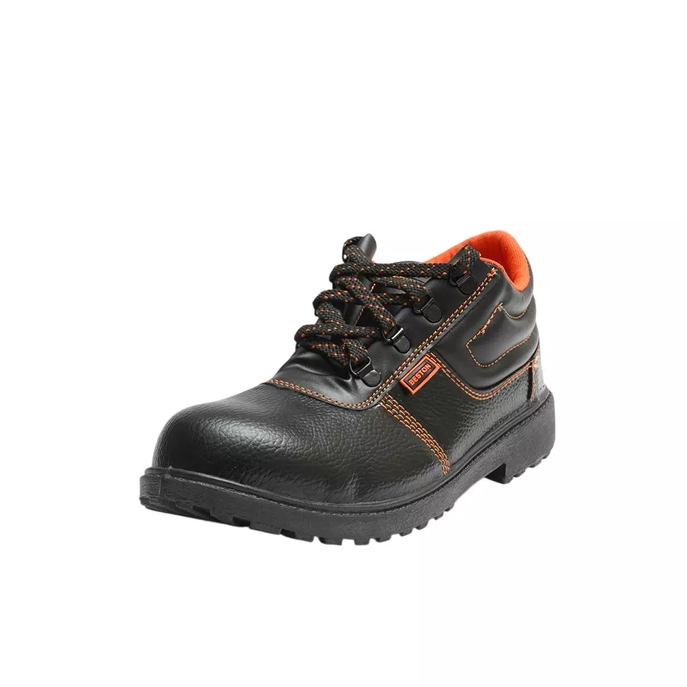Hillson Beston Steel Toe Safety Shoes High Ankle PVC Sole Black Full Grain Leather Size UK 11