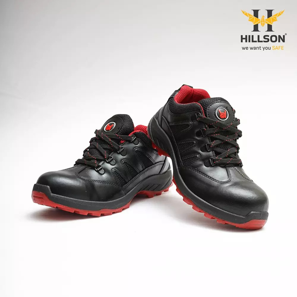 hillson-swag-1903-steel-toe-safety-shoes-low-ankle-rubber-sole-black-full-grain-leather-size-uk-6