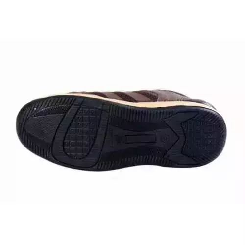 JK Steel Steel Toe Safety Shoes Low Ankle Rubber Sole Brown Size UK 9, JKPI007BN