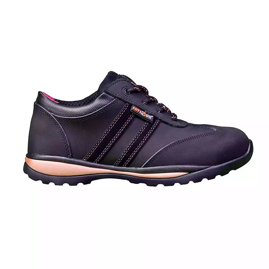 Saviour Super Fit Ladies Safety Shoes Low Ankle Size UK 3 Blue, FPSAV-SFL