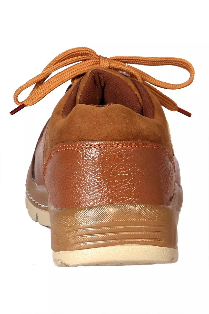 JK PORT JKPA059BRN10 Airmix Steel Toe Safety Shoes, Size 8