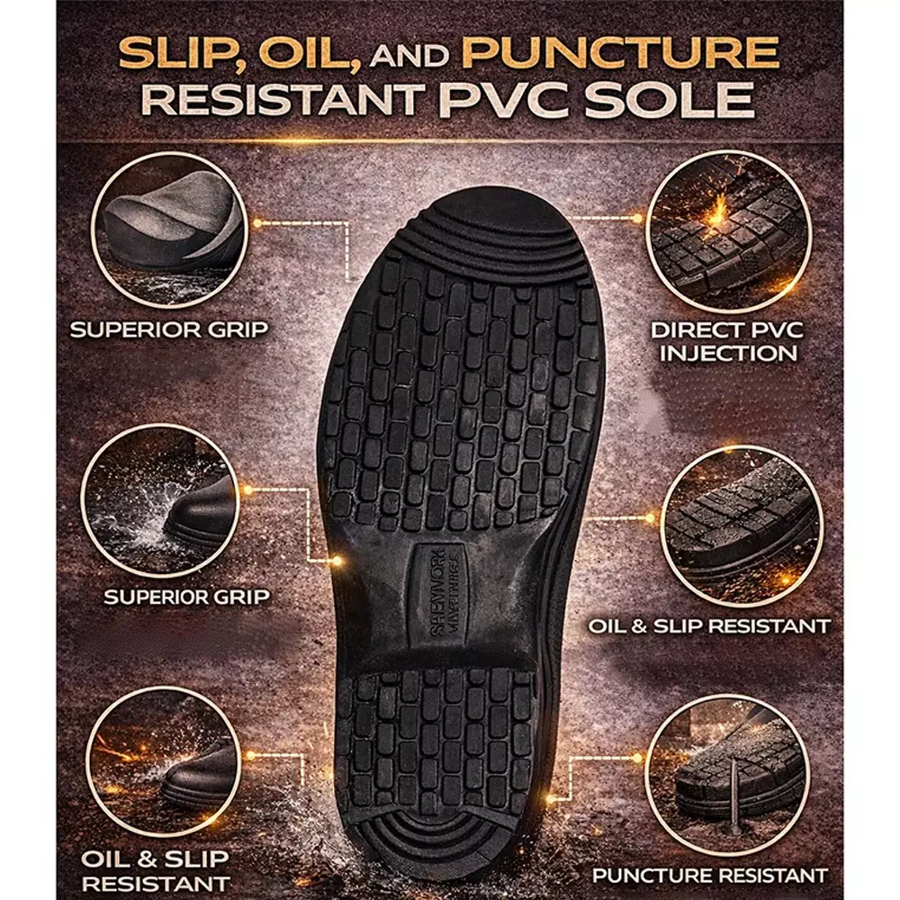 generic-unik-steel-toe-low-ankle-pvc-sole-black-synthetic-leather-safety-shoe-size-8