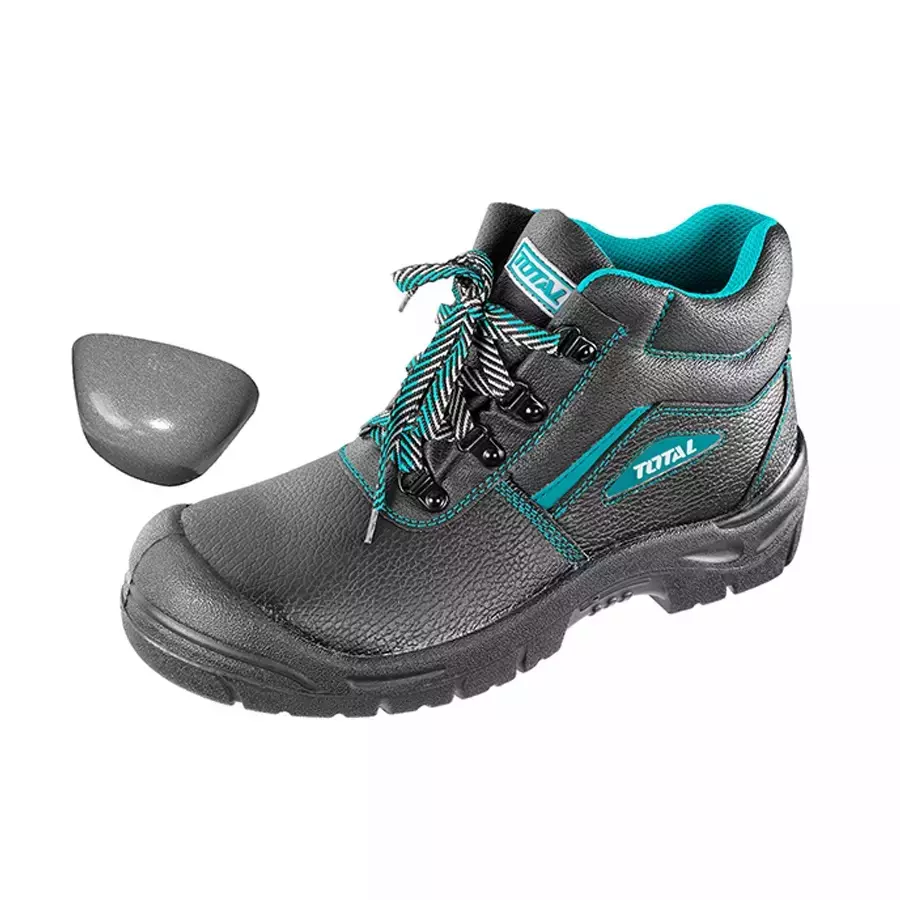 Total Steel Toe Safety Boots High Ankle PU Sole Grey Size EU 43, TSP202SB.43