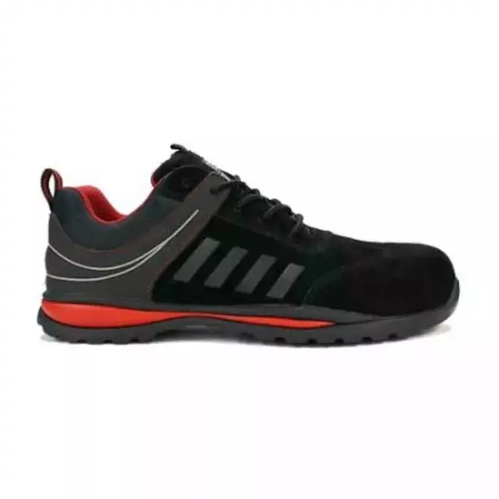 RS PRO Mens Black Safety Trainers, UK 10.5, EU 45 Model No 2012382 (Each of 1 Pair)