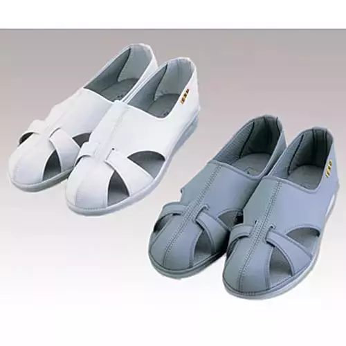 AS ONE Aspure Velta Shoes PU & Artificial Leather White Size 30 cm