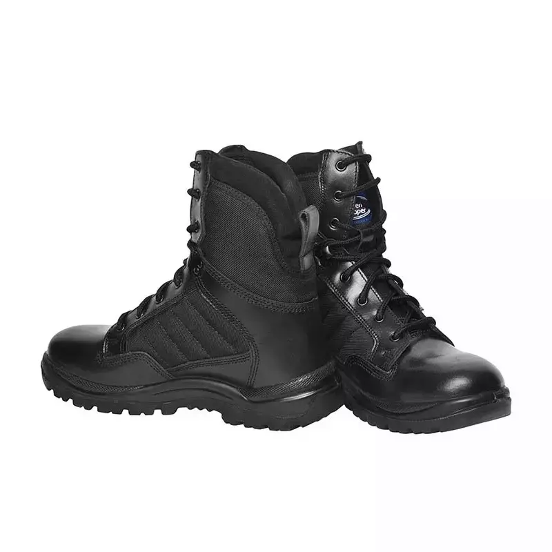 Allen Cooper Plain Toe Biker Boot High Ankle PU Sole Size 13 UK/India Black, AC-1097