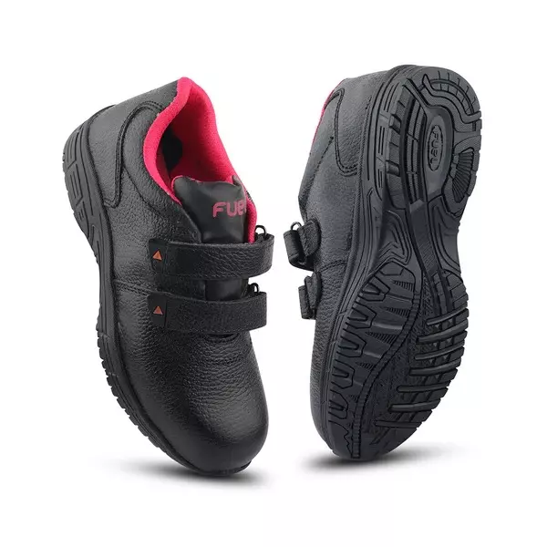 fuel-metallic-safety-shoes-rubber-low-ankle-blacksynthetic-leather-for-women-size-uk5-gracy