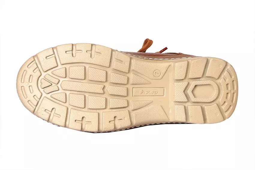 JK PORT JKPA059BRN10 Airmix Steel Toe Safety Shoes, Size 6